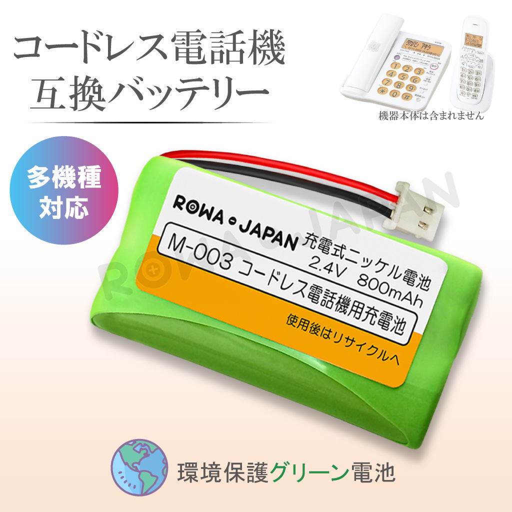 RW-180 コードレス電話/FAX用交換充電池 ロワ | ロワジャパン