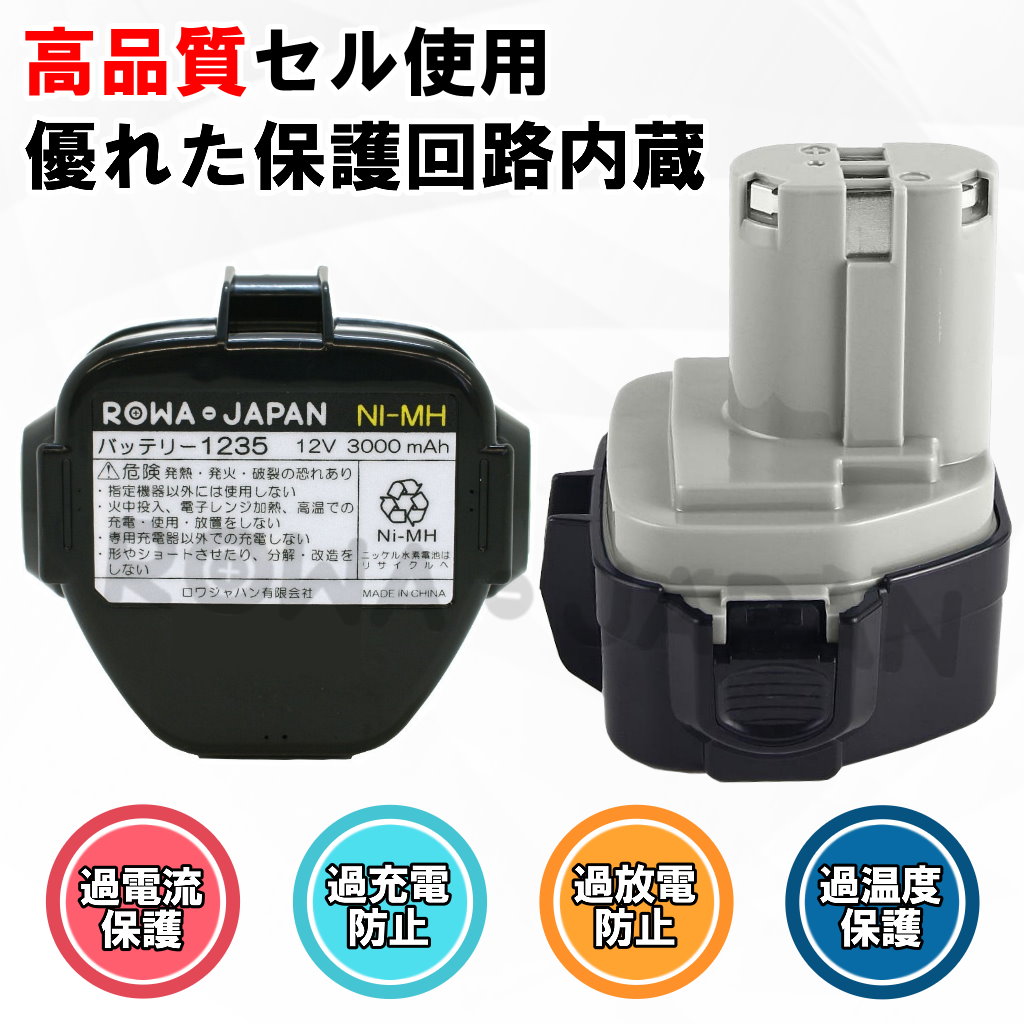 1235-C 電動工具バッテリー マキタ対応 | ロワジャパン（バッテリー ...
